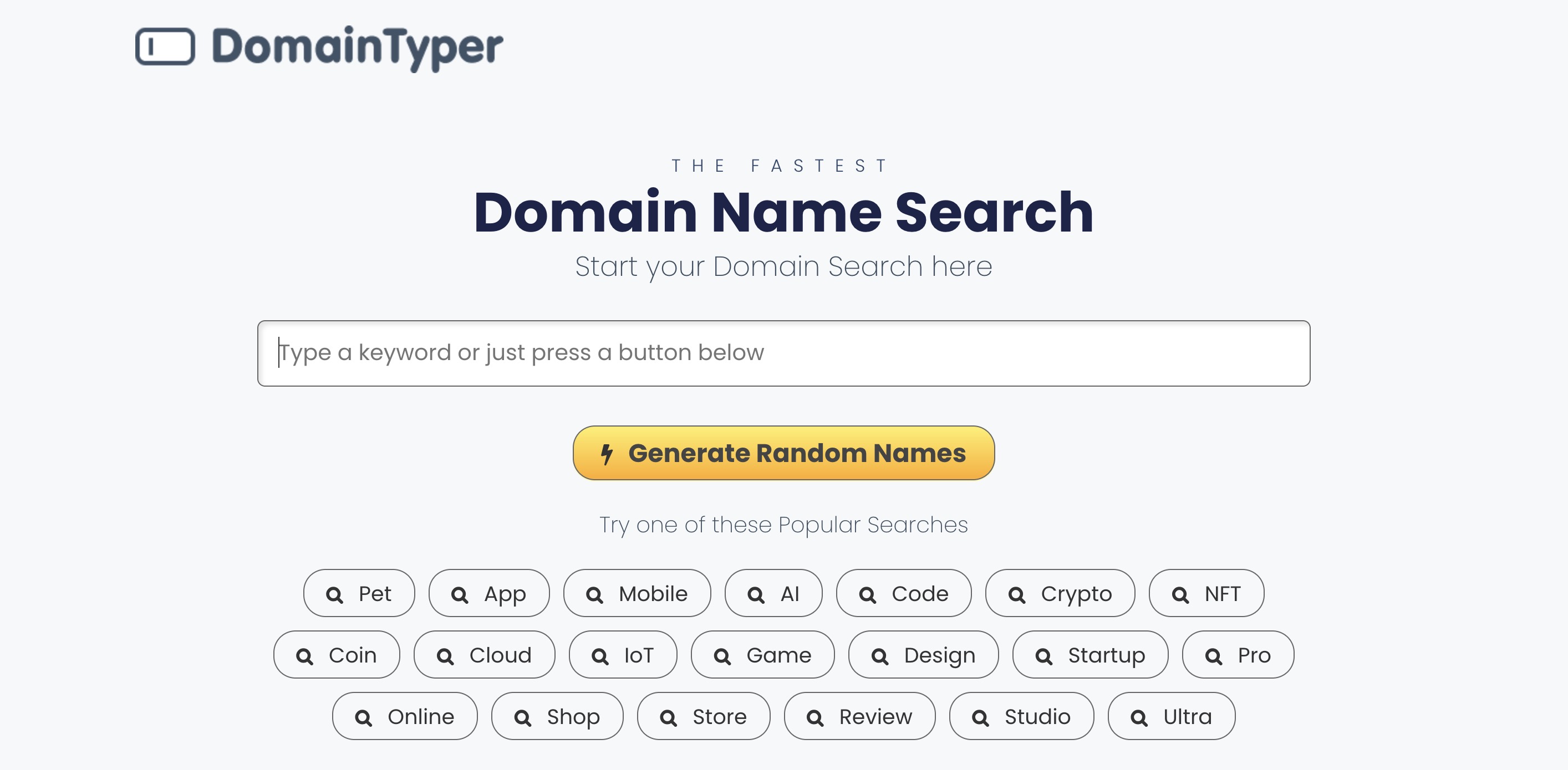 DomainTyper Domain Name Generator Domain Name Tools DomainTyper Domain Name Generator Domain Name Tools